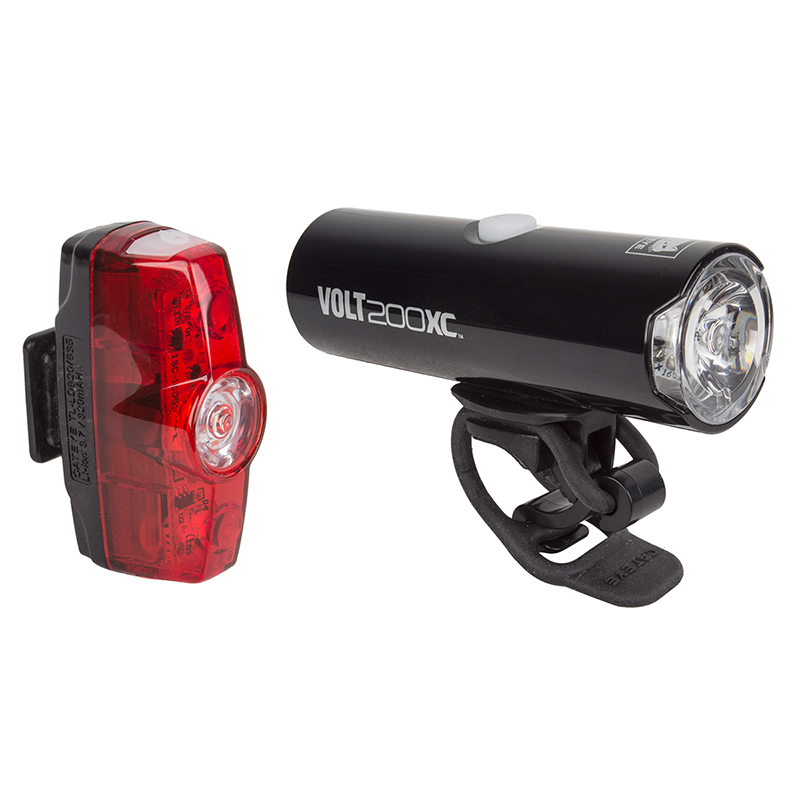 cateye volt 200 xc rapid mini bike light set