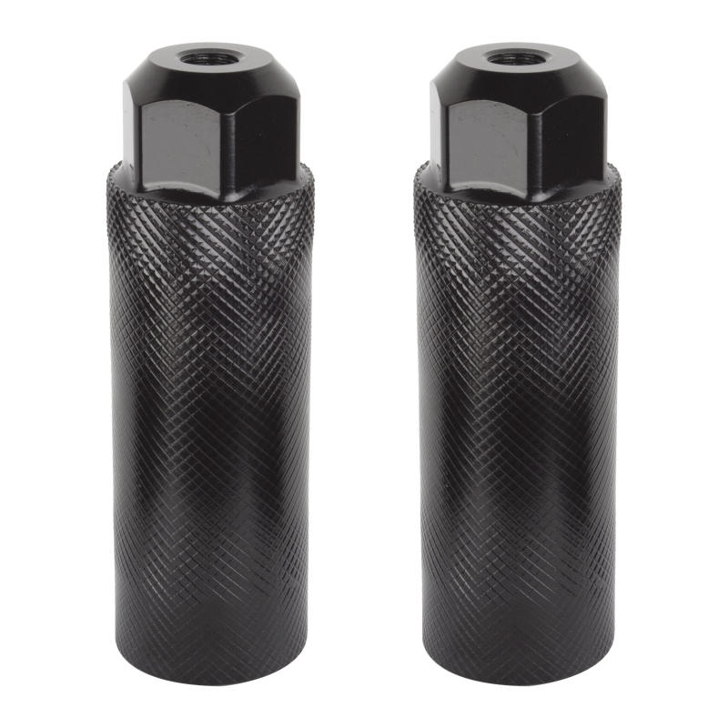 Blk Black Ops Lead Foot Axle Pegs 33Mm 3//8/"