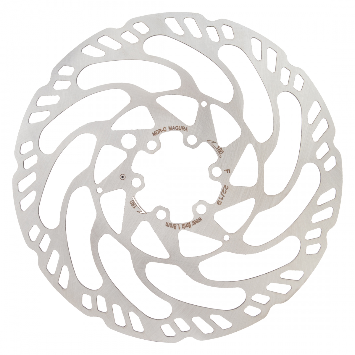 180 disc brake rotor