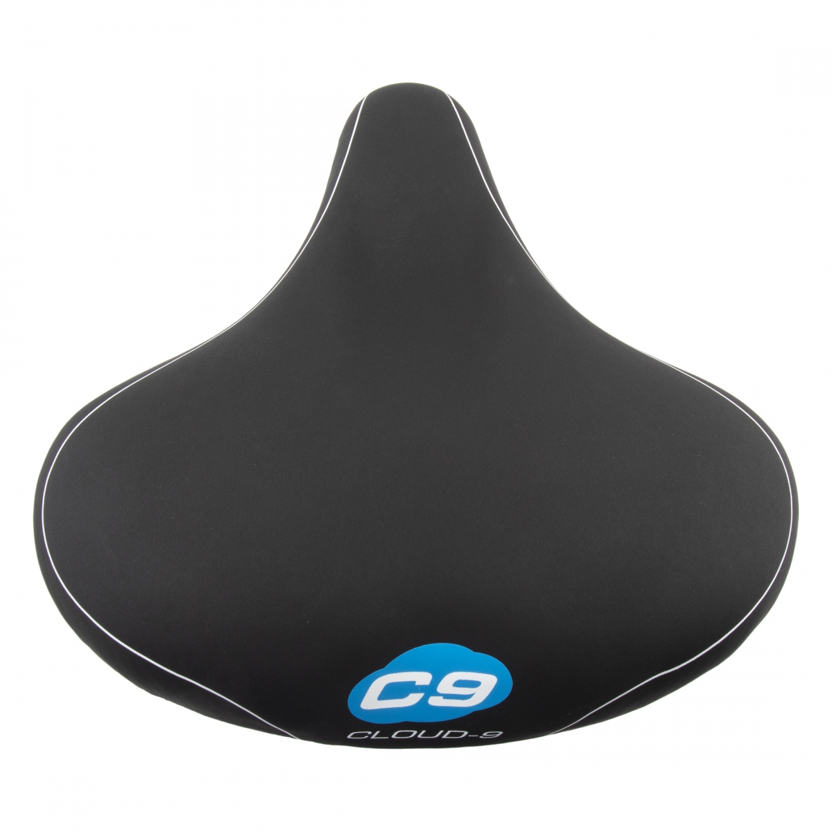 Cloud 9 Cruiser Anatomic Soft Touch Vinyl Bicycle Saddle Seat, Black