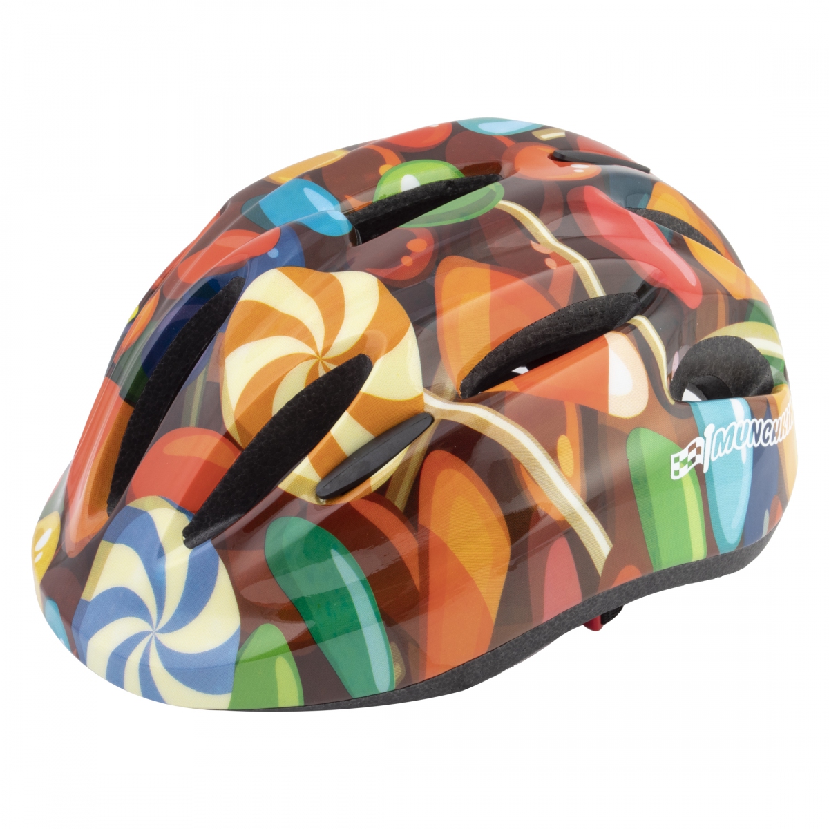 Munchkin-Munchkin-Spiffy!-Helmet-Medium-21-1-4-to-22-4-5`-(54-to-58-cm)-Half-Face--Dial-Adjust-Fit-System--Adjustable-Fitting--Washable-Heat-Sealed-Pads-Candy_HLMT2733_Bicycle-Helmets