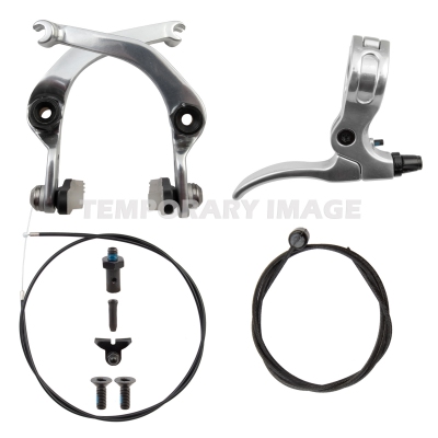 BRAKESET AN LOCKJAW U-BRAKE KIT RR w/LVR/LINEAR CBL/CALIPER PK