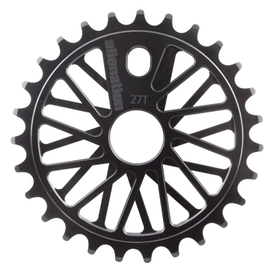 CHAINRING AN 1pc 27T 1/8 ROME BK