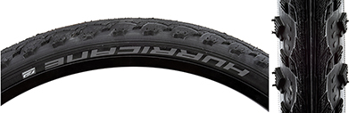 TIRE SWB HURRICANE 26x2.00 PERF LITE BK/BK DUAL WIRE