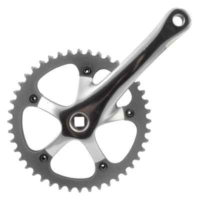 CRANKSETS PEDEGO BOLT 170MM 44T W/DOUBLERING ALLOY SIL