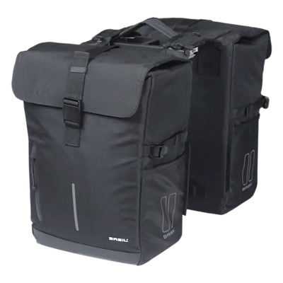 BAG BASIL PANNIER MOVE DOUBLE 30L MIK BK