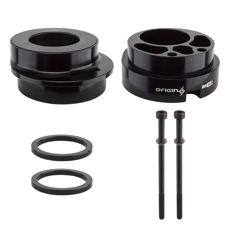 Origin8 Eccentric BB Bb Set Or8 Eccentric Bb30 to Sram Gxp Rd/mtn Bk W