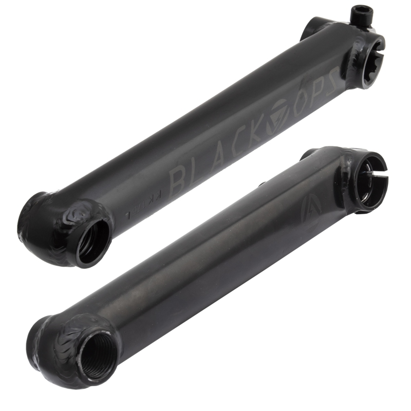 NEW Black ops Stomp Cro-mo 175mm 19mm crankset black