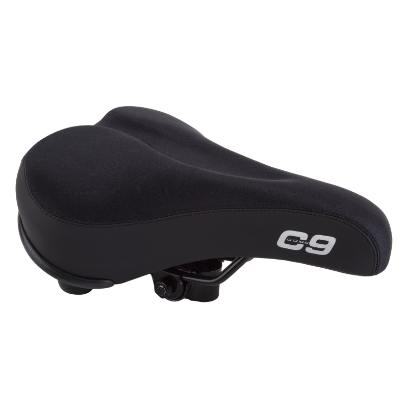 Sunlite Cloud9 Bicycle Comfort Spring Saddle Black Grey