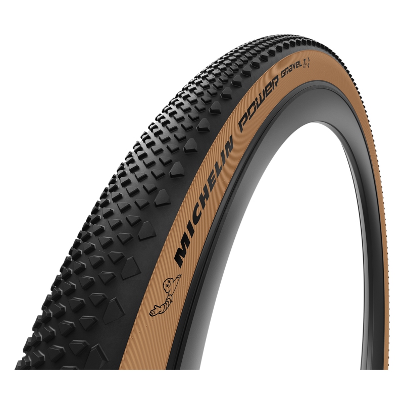 TIRE MICHELIN PWR GRAVEL 700x57 BK/TAN FOLD/3x120 MAGI-X/HDS/BTBS/TLR/E25