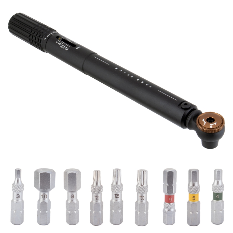 TOOL TORQUE WRENCH TOPEAK TORQ STICK 4-20Nm w/3/4/5/6/8/10/T20/T25/T30